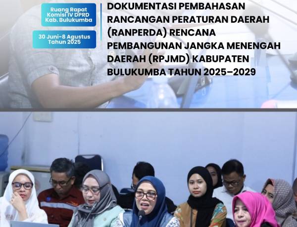Pembahasan Ranperda RPJMD  30 Juni-8 Agustus 2025