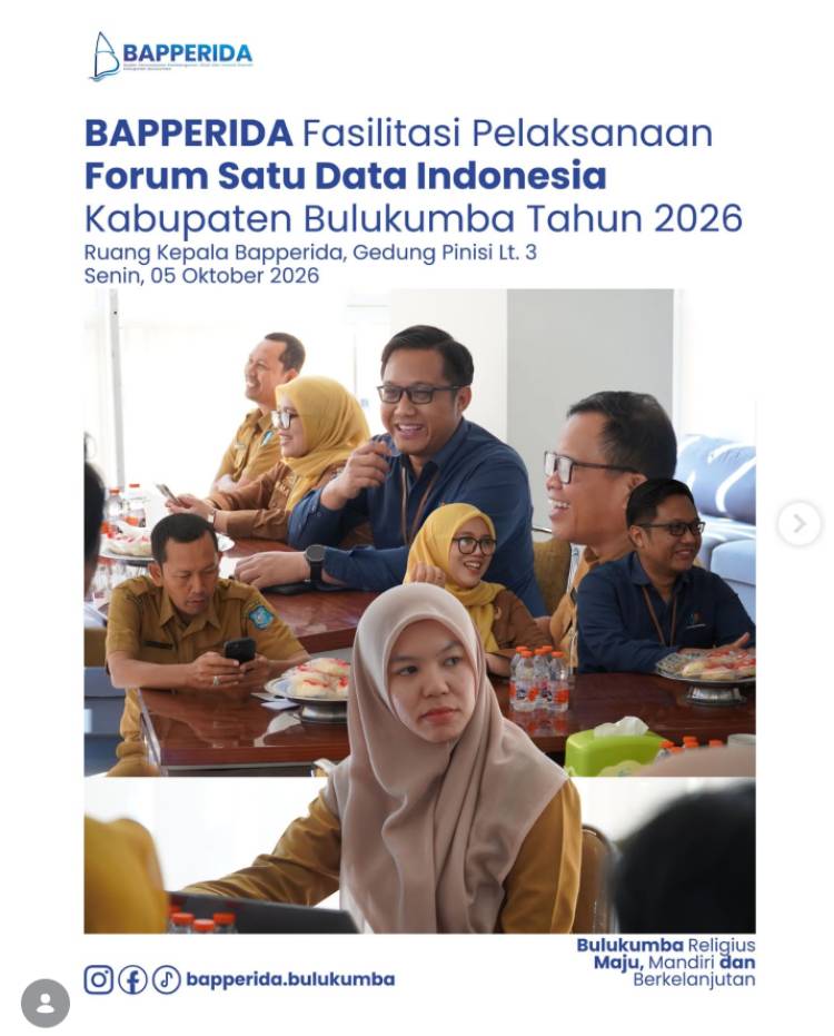 Forum Satu Data Indonesia Kabupaten Bulukumba 2026